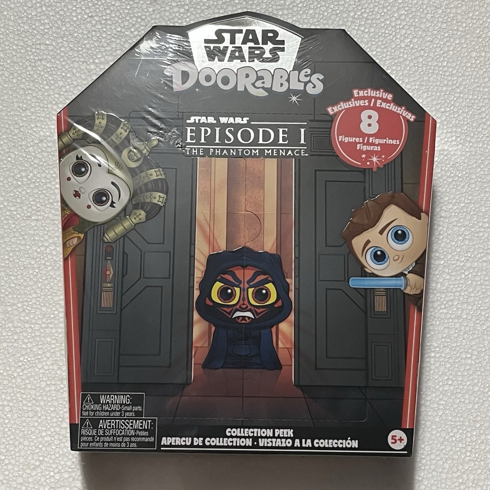 Disney Doorables Star Wars Phantom Menace Episode One Collection Peek 8 Figures - Picture 1 of 2